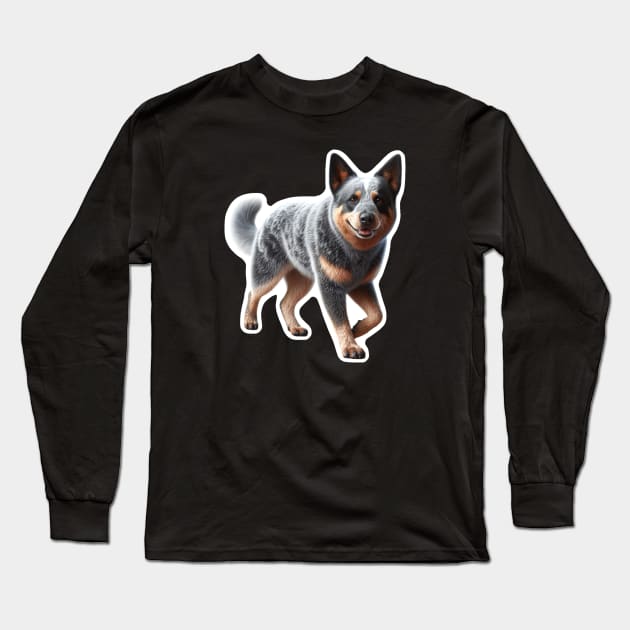 Australian Cattle Dog Long Sleeve T-Shirt by millersye